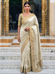 Pastel Pink Kanjivaram Silk Saree – Gold Zari Embroidered Wedding & Bridal Saree