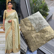 Pastel Pink Kanjivaram Silk Saree – Gold Zari Embroidered Wedding & Bridal Saree