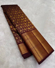 Indian Traditional Saree for Wedding, Festival & Party Wear Look