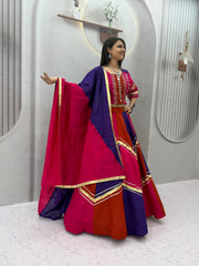 Women’s Lehenga Choli Set with Dupatta, Traditional Ethnic Flared Choli