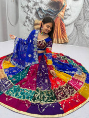 Women’s Fox Georgette Lehenga Choli with Dupatta Set