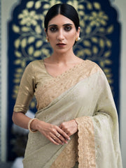 Pastel Pink Kanjivaram Silk Saree – Gold Zari Embroidered Wedding & Bridal Saree