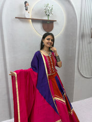 Women’s Lehenga Choli Set with Dupatta, Traditional Ethnic Flared Choli