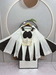 Women’s Lehenga Choli Set, Traditional Indian Ethnic Wear with Gold Print Detailing