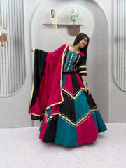 Women’s Lehenga Choli Set with Dupatta, Traditional Ethnic Flared Choli
