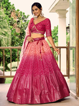 Women’s Sequin Embroidered Lehenga Choli Set with Net Dupatta, Silver Zari Work A-Line Ethnic Indian Traditional Party Wear Outfit (Copy) (Copy) (Copy)