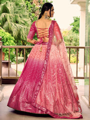 Women’s Sequin Embroidered Lehenga Choli Set with Net Dupatta, Silver Zari Work A-Line Ethnic Indian Traditional Party Wear Outfit (Copy) (Copy) (Copy)