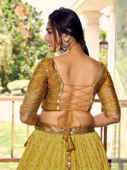 Women’s Sequin Embroidered Lehenga Choli Set with Net Dupatta, Silver Zari Work A-Line Ethnic Indian Traditional Party Wear Outfit (Copy) (Copy) (Copy)