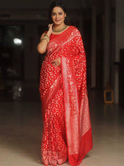 Design and Rich Zari Border, Elegant Indian Traditional Saree for Wedding, Festival & Party Wear