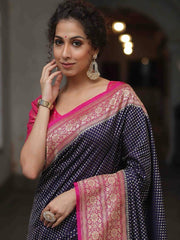 Woven Design, Elegant Indian Traditional Saree for Wedding, Festival & Party Wear