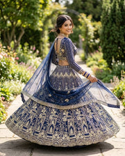 Women’s Premium Soft Net Lehenga Choli Set