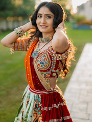 Women’s Heavy Muslin Cotton Printed Navratri Chaniya Choli