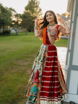Women’s Heavy Muslin Cotton Printed Navratri Chaniya Choli