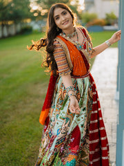 Women’s Heavy Muslin Cotton Printed Navratri Chaniya Choli