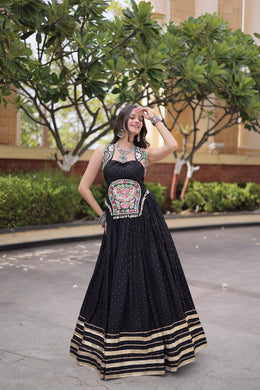 Women’s Embroidered Rayon Lehenga Choli Set,Traditional Indian Ethnic Wear