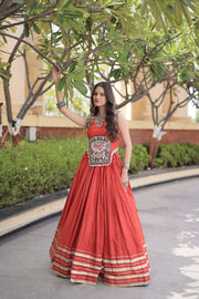 Women’s Embroidered Rayon Lehenga Choli Set,Traditional Indian Ethnic Wear