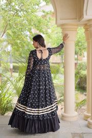 Kora Cotton Lehenga Choli Set for Women with Bandhni Print Kurti