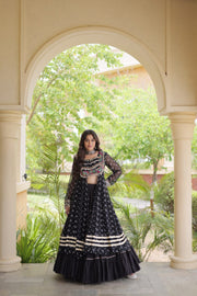 Kora Cotton Lehenga Choli Set for Women with Bandhni Print Kurti