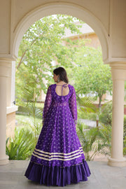Kora Cotton Lehenga Choli Set for Women with Bandhni Print Kurti