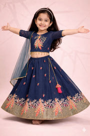 Girls Treditional Lehenga Choli Set with Dupatta