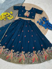 Girls Treditional Lehenga Choli Set with Dupatta