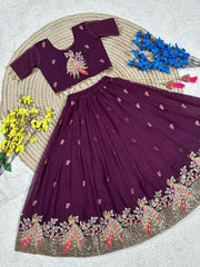 Girls Treditional Lehenga Choli Set with Dupatta