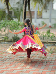 Women’s Heavy printed lehenga choli in heavy muslin cotton