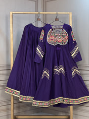 Women’s Ethnic Embroidered Lehenga Choli Set