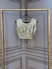 Women’s Lehenga with Mirror work Blouse With Full-Stitched Choli