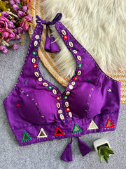 Women’s Embroidered Mirror Work Designer Blouse