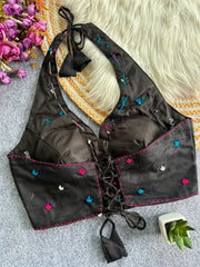 Women’s Embroidered Mirror Work Designer Blouse
