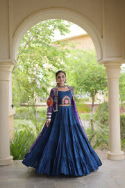 Women’s Lehenga with Bandhani Print Kutchi Gamthi Patchwork Top Traditional Ethnic Set