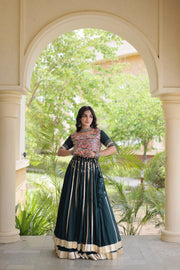 Women’s Designer Embroidered Lehenga Choli Set with Traditional Indian Ethnic Wear