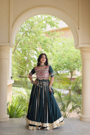 Women’s Designer Embroidered Lehenga Choli Set with Traditional Indian Ethnic Wear