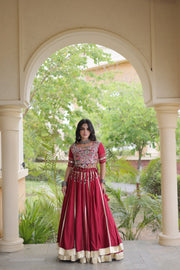 Women’s Designer Embroidered Lehenga Choli Set with Traditional Indian Ethnic Wear