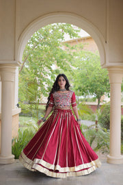 Women’s Designer Embroidered Lehenga Choli Set with Traditional Indian Ethnic Wear