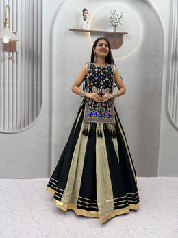 Women’s Vichitra Silk Lehenga Choli with Shrug Heavy Thread & Sequin Work