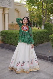 Women’s Lehenga Choli Set with Kutchi Work, Festive Ethnic Wear