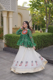Women’s Lehenga Choli Set with Kutchi Work, Festive Ethnic Wear