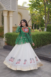 Women’s Lehenga Choli Set with Kutchi Work, Festive Ethnic Wear