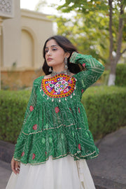 Women’s Lehenga Choli Set with Kutchi Work, Festive Ethnic Wear