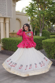 Women’s Lehenga Choli Set with Kutchi Work, Festive Ethnic Wear