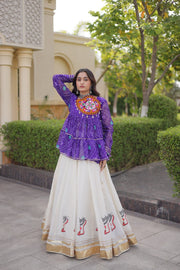 Women’s Lehenga Choli Set with Kutchi Work, Festive Ethnic Wear