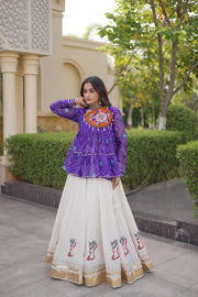 Women’s Lehenga Choli Set with Kutchi Work, Festive Ethnic Wear