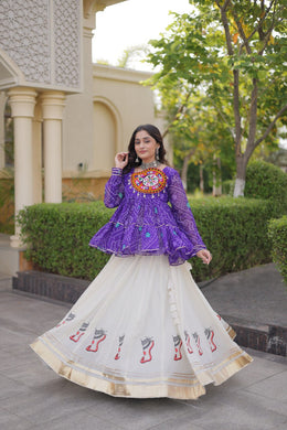 Women’s Lehenga Choli Set with Kutchi Work, Festive Ethnic Wear