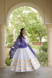 Women’s Anarkali Gown Set with Printed Dupatta