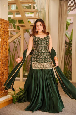 Women’s Embroidered Anarkali Salwar Suit Set with Dupatta