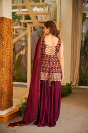 Women’s Embroidered Anarkali Salwar Suit Set with Dupatta