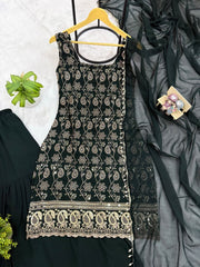 Women’s Embroidered Anarkali Salwar Suit Set with Dupatta