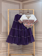 Women’s Navratri Lahenga Choli With Treditional Blouse